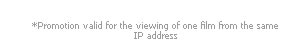 *Promoci�n valida para el visionado de una pel�cula desde una misma direcci�n IP