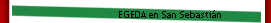 EGEDA en San Sebsti�n