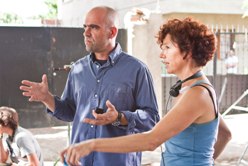Ic�ar Bolla�n with Luis Tosar