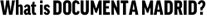 What is DOCUMENTA MADRID?