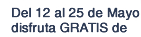 Pel�cula Gratis. Del 12 al 25 de Mayo disfruta GRATIS de una de estas pel�culas*